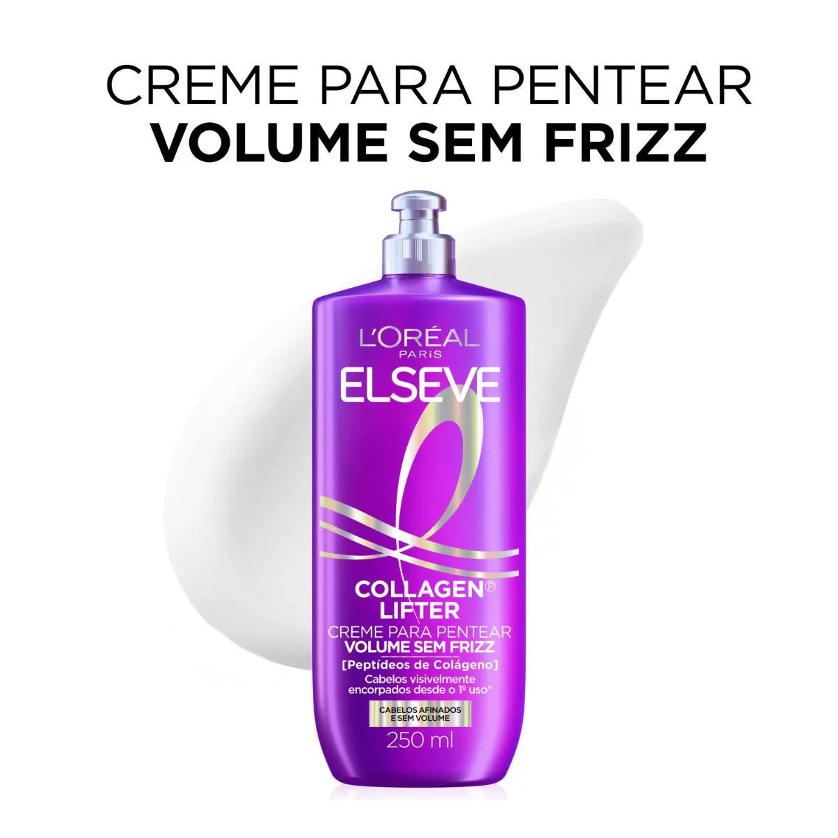 Creme Para Pentear Elseve Collagen Lifter 250ml — foto 2