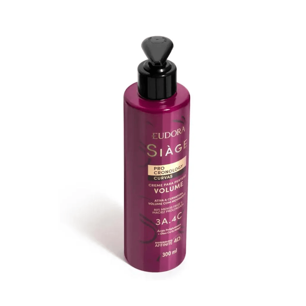 Creme Para Pentear Eudora Siàge Pro Cronology Curvas Volume 300ml — foto 2
