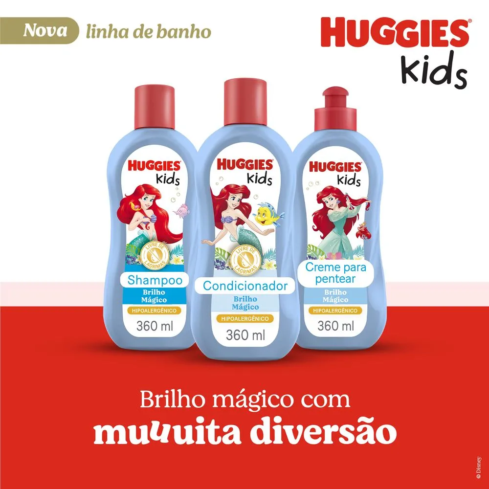 Creme para Pentear Infantil Huggies Kids Brilho Mágico 360ml — foto 8