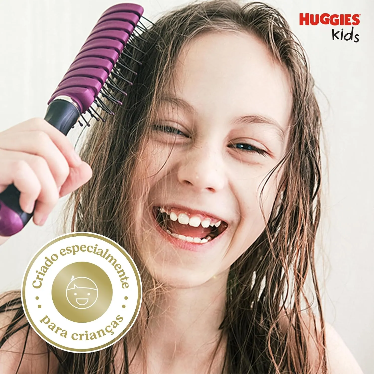 Creme para Pentear Infantil Huggies Kids Brilho Mágico 360ml — foto 5