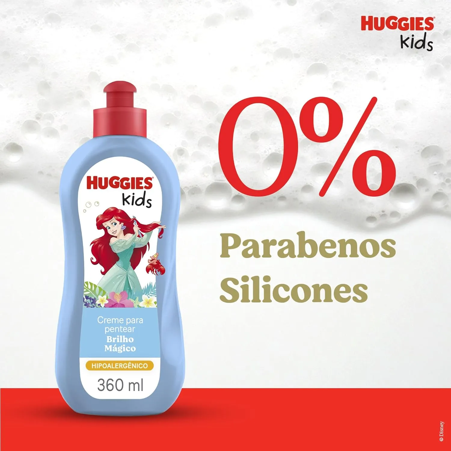 Creme para Pentear Infantil Huggies Kids Brilho Mágico 360ml — foto 4