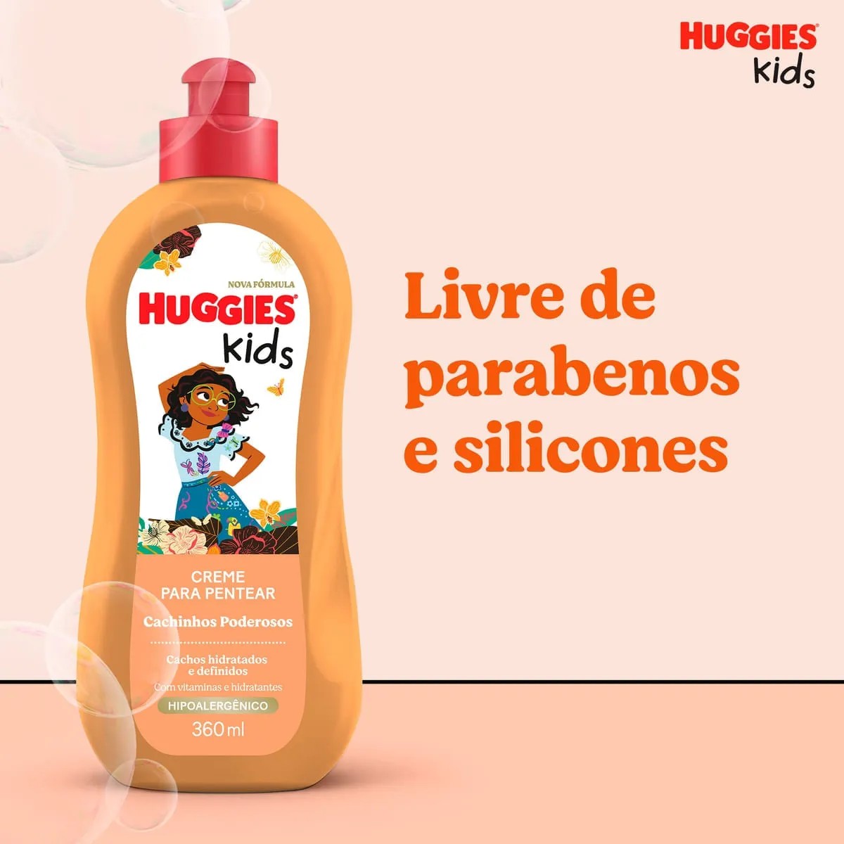 Creme para Pentear Infantil Huggies Kids Cachinhos Poderosos 360ml — foto 7