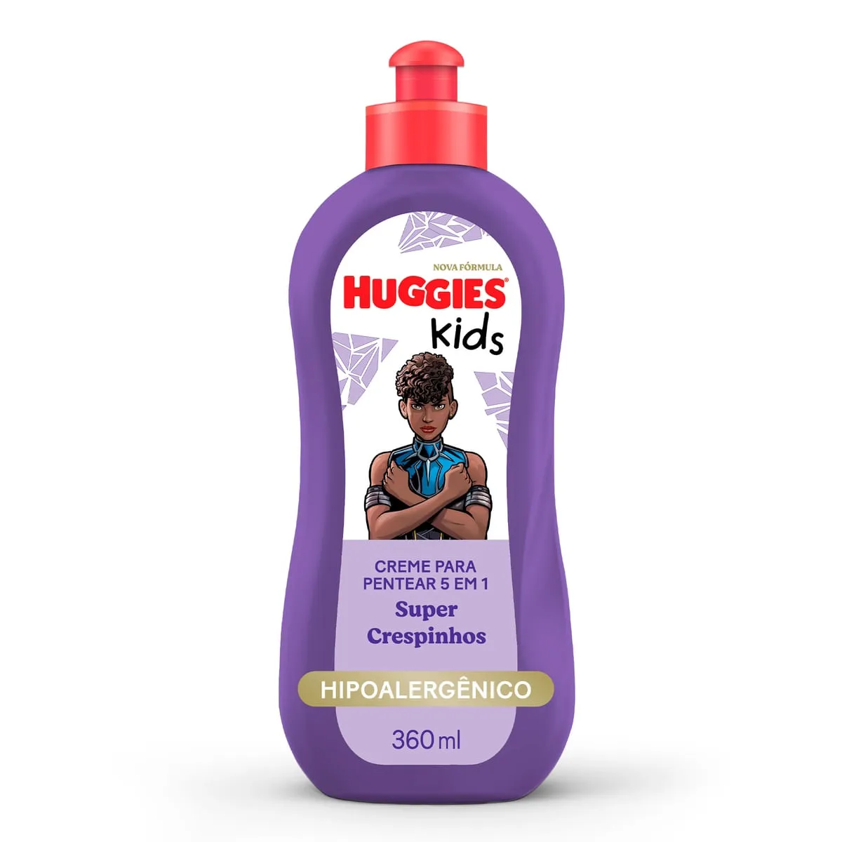 Creme para Pentear Infantil Huggies Kids Super Crespinhos 360ml