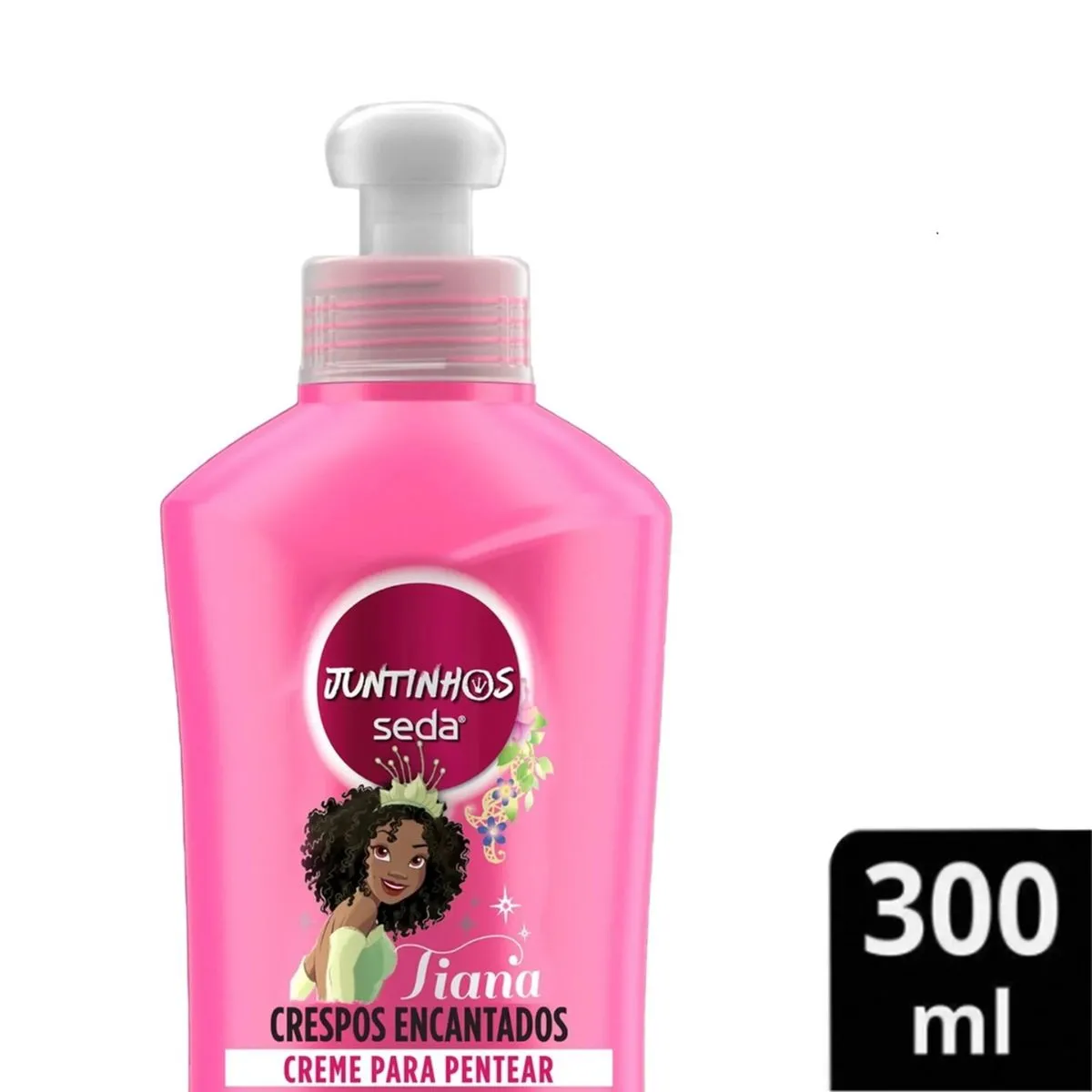Creme para Pentear Infantil Seda Juntinhos Tiana Crespos Encantados 300ml