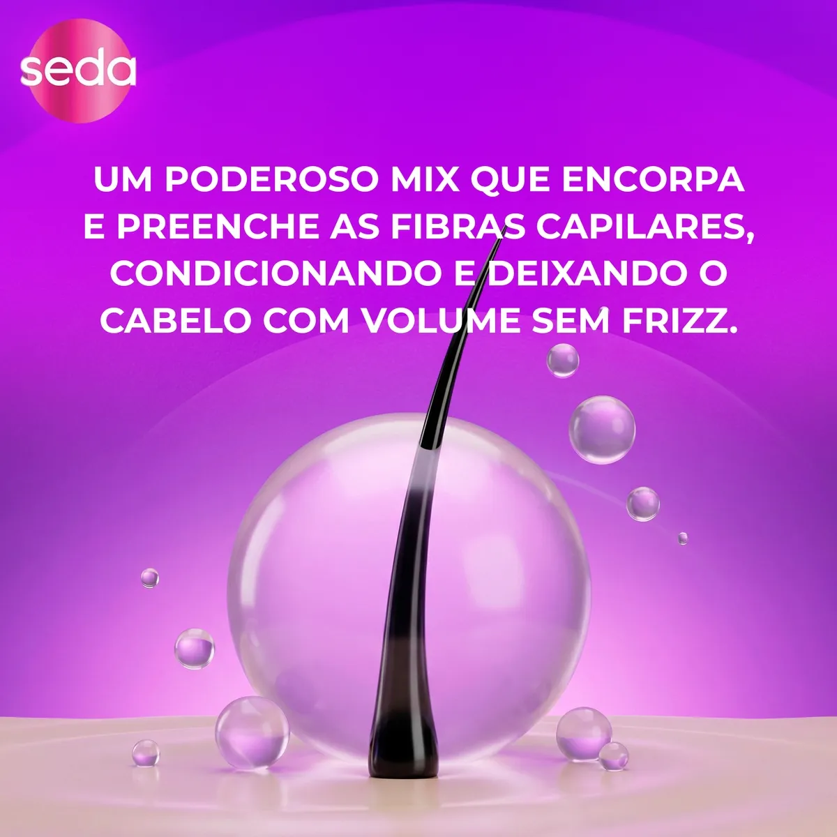 Creme Para Pentear Seda Mega Crescimento 300ml — foto 6