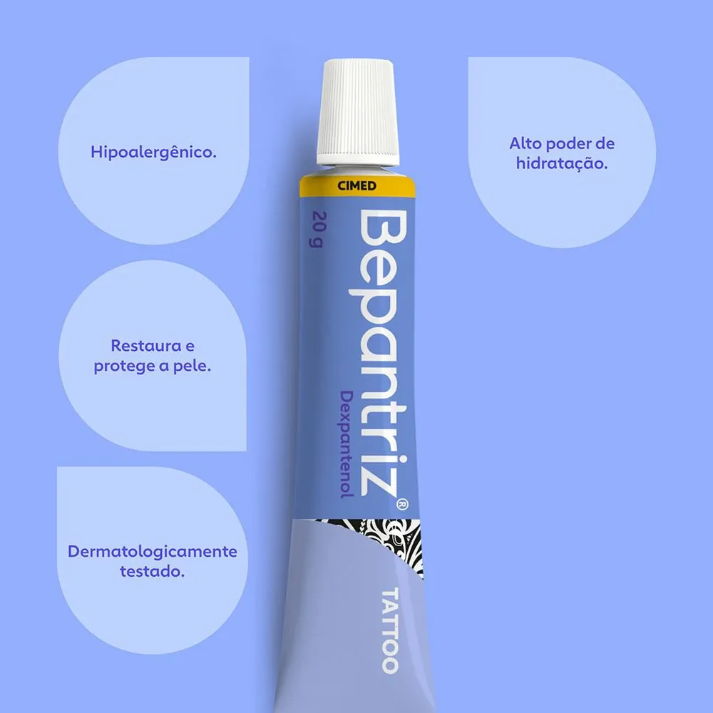 Creme para Tattoo Bepantriz com Dexpantenol 20G — foto 5