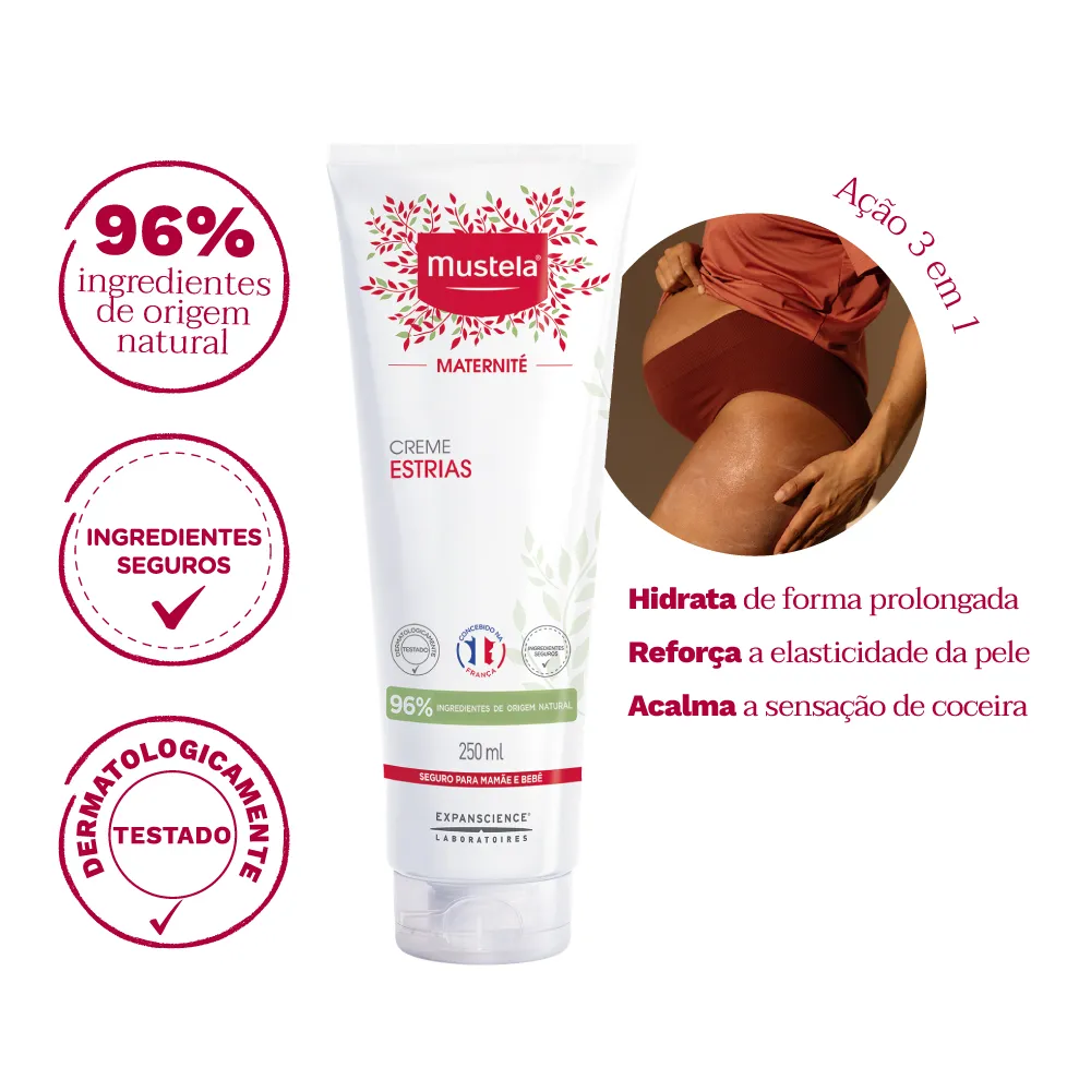Creme Prevenção de Estrias Mustela Maternité 250ml — foto 4