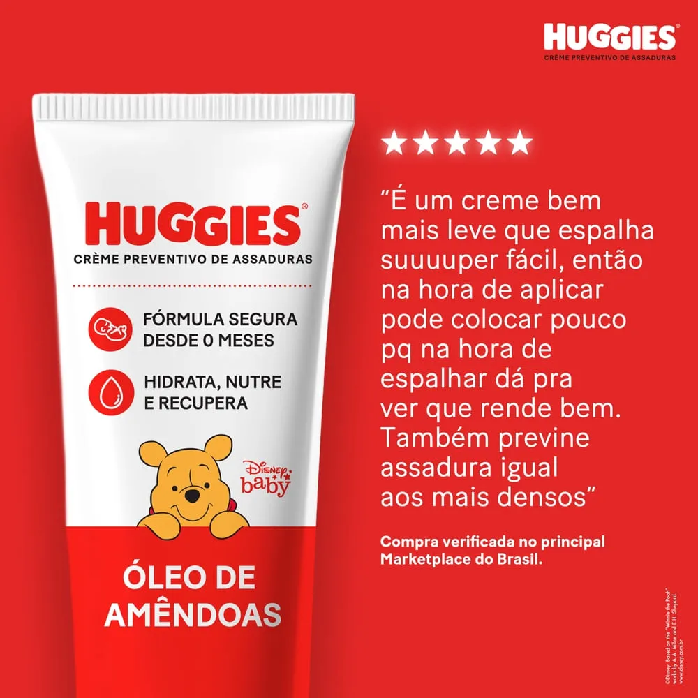 Creme Preventivo Assaduras Huggies Pele Protegida c/3 de 80g — foto 9