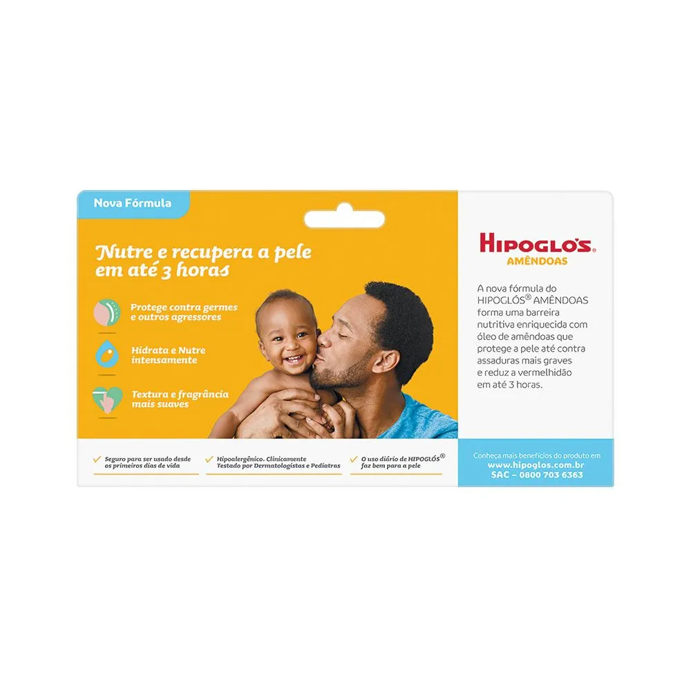 Creme Preventivo De Assaduras Hipoglós Amêndoas 80G — foto 7