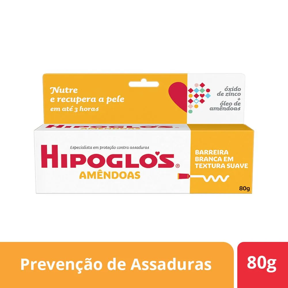 Creme Preventivo De Assaduras Hipoglós Amêndoas 80G — foto 2