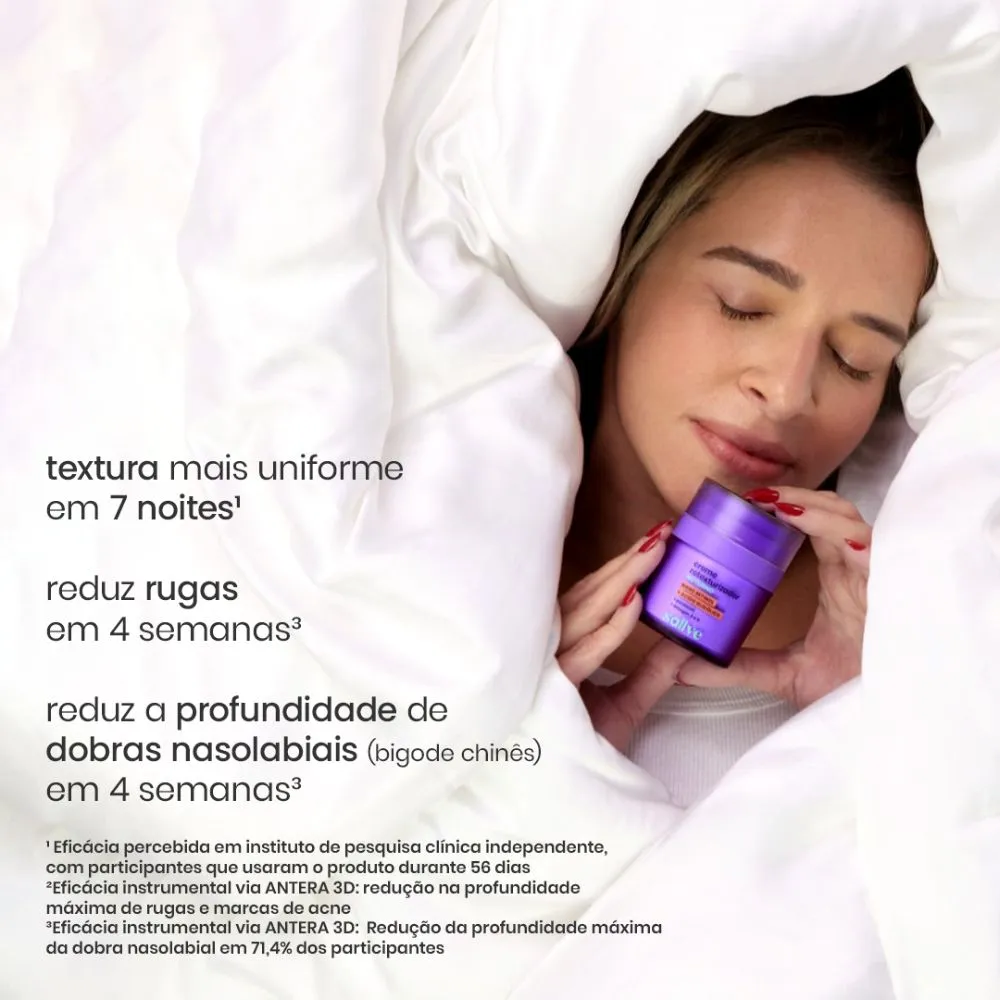 Creme Sallve Retexturizador Noturno Com Nano Retinol 30g — foto 4