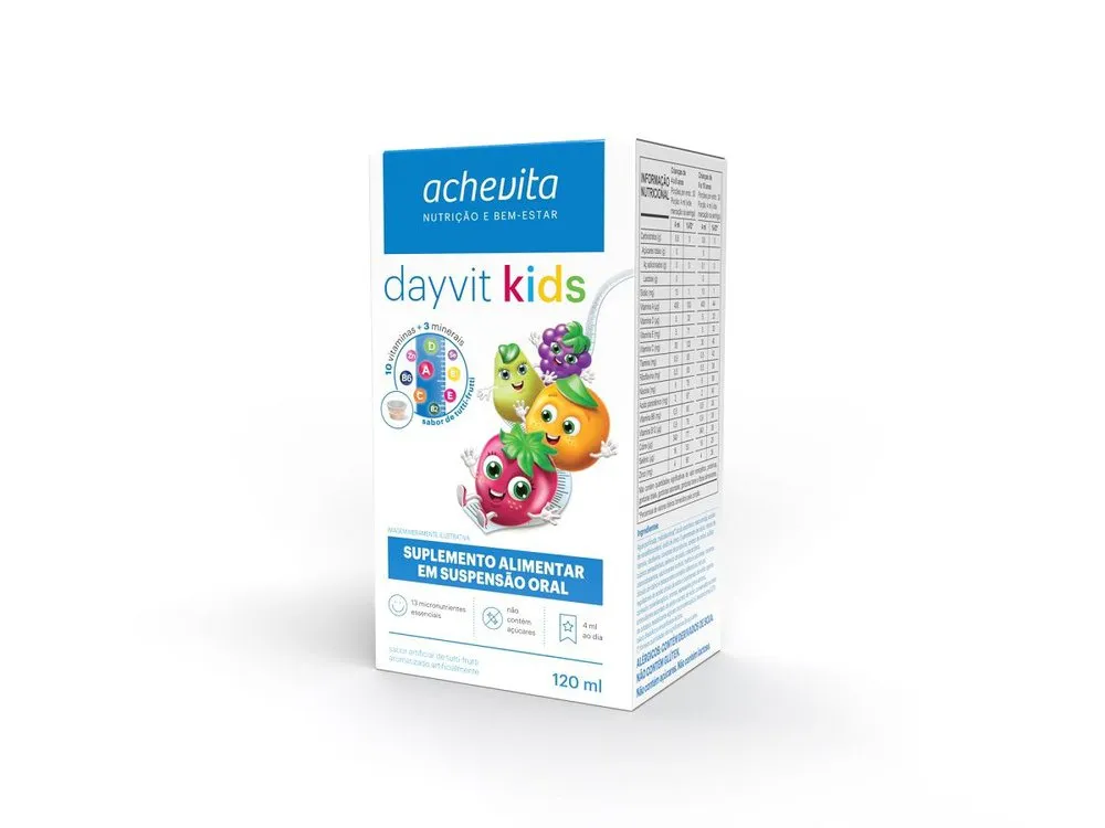 Dayvit Kids Polivitamínico Tutti-Frutti Infantil 120ml — foto 2