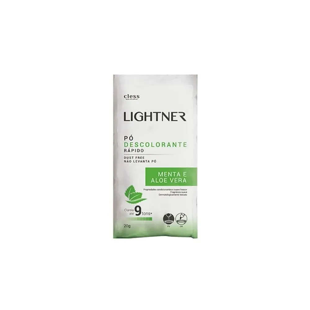 Descolorante Lightner Menta Aloe Vera Pó 20g