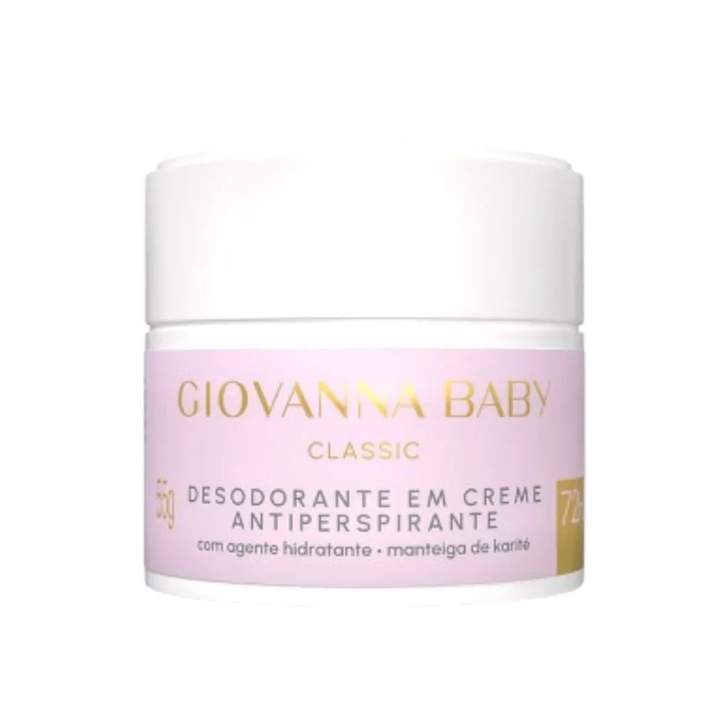 Desodorante Antiperspirante Giovanna Baby Classic Creme 55g