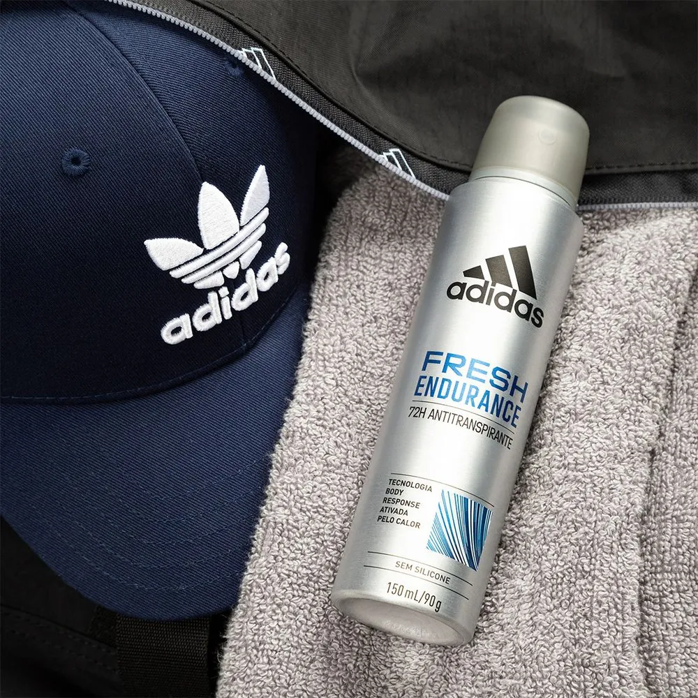 Desodorante Antitranspirante Adidas Masculino Fresh Endurance 72h Aerossol 150ml — foto 5