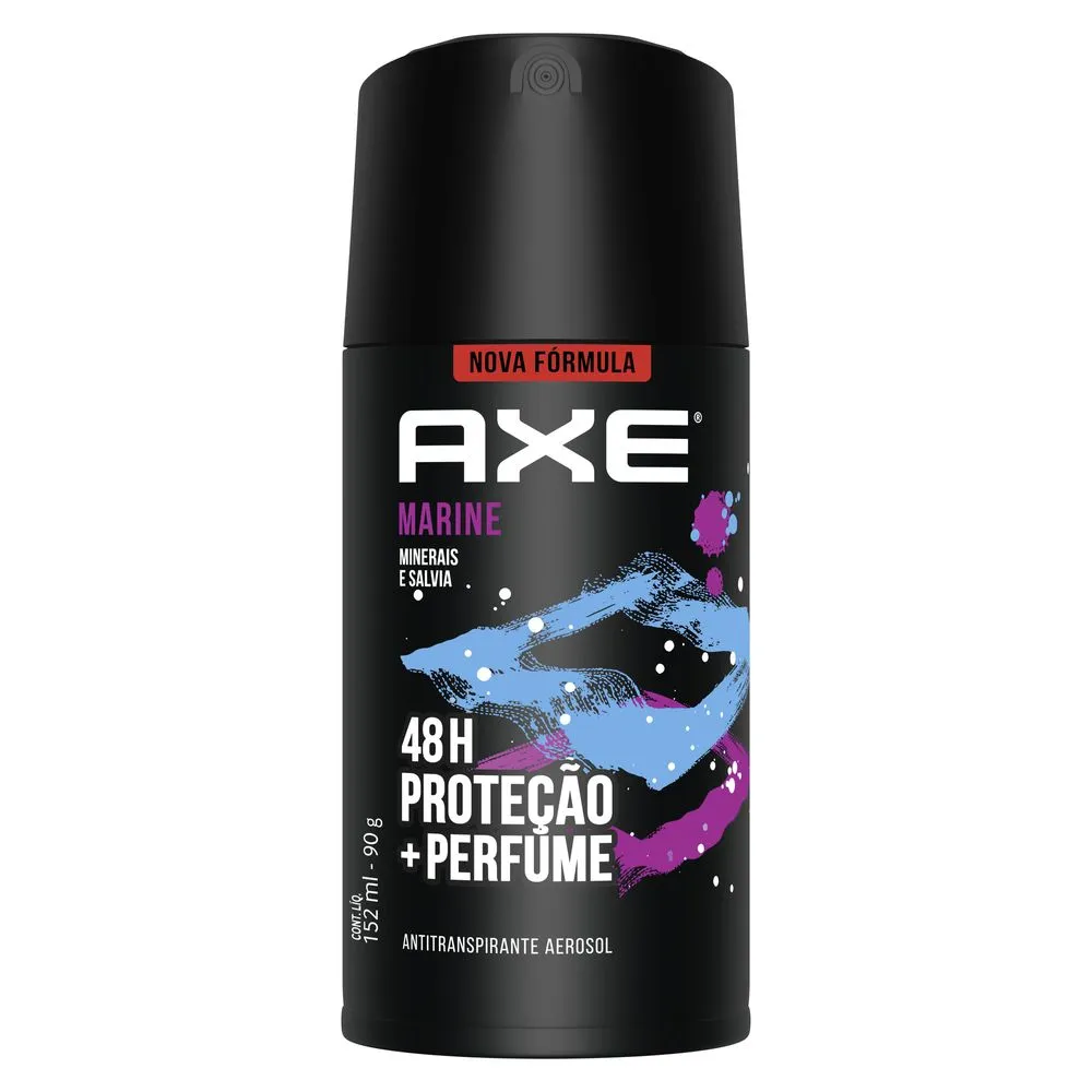 Desodorante Antitranspirante Axe Marine Minerais e Sálvia 48h Aerossol 152ml — foto 2
