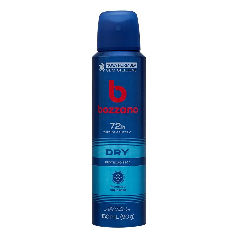 Desodorante Antitranspirante Bozzano Dry 72h Aerossol 150ml