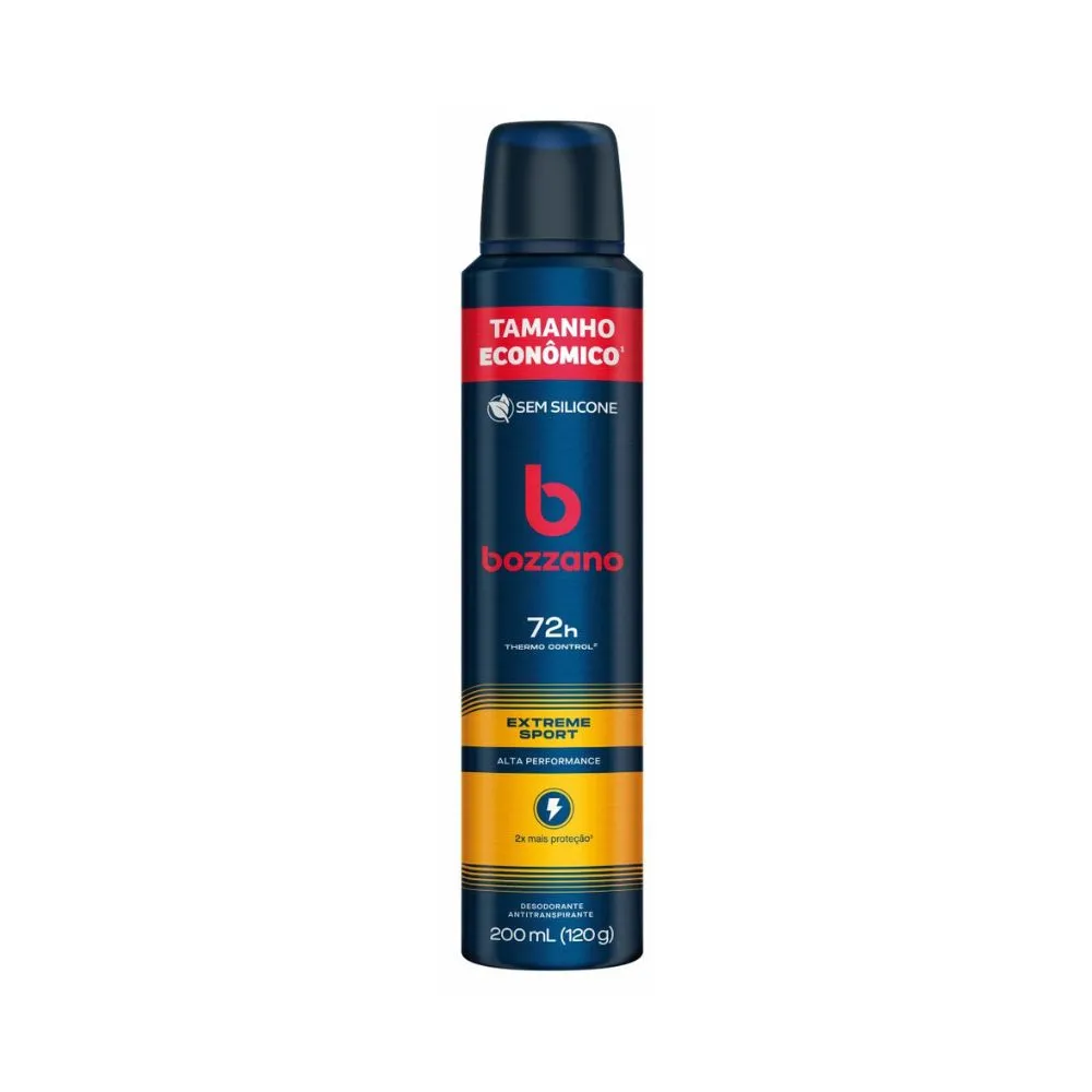 Desodorante Antitranspirante Bozzano Extreme Sport 72h Aerossol 200ml