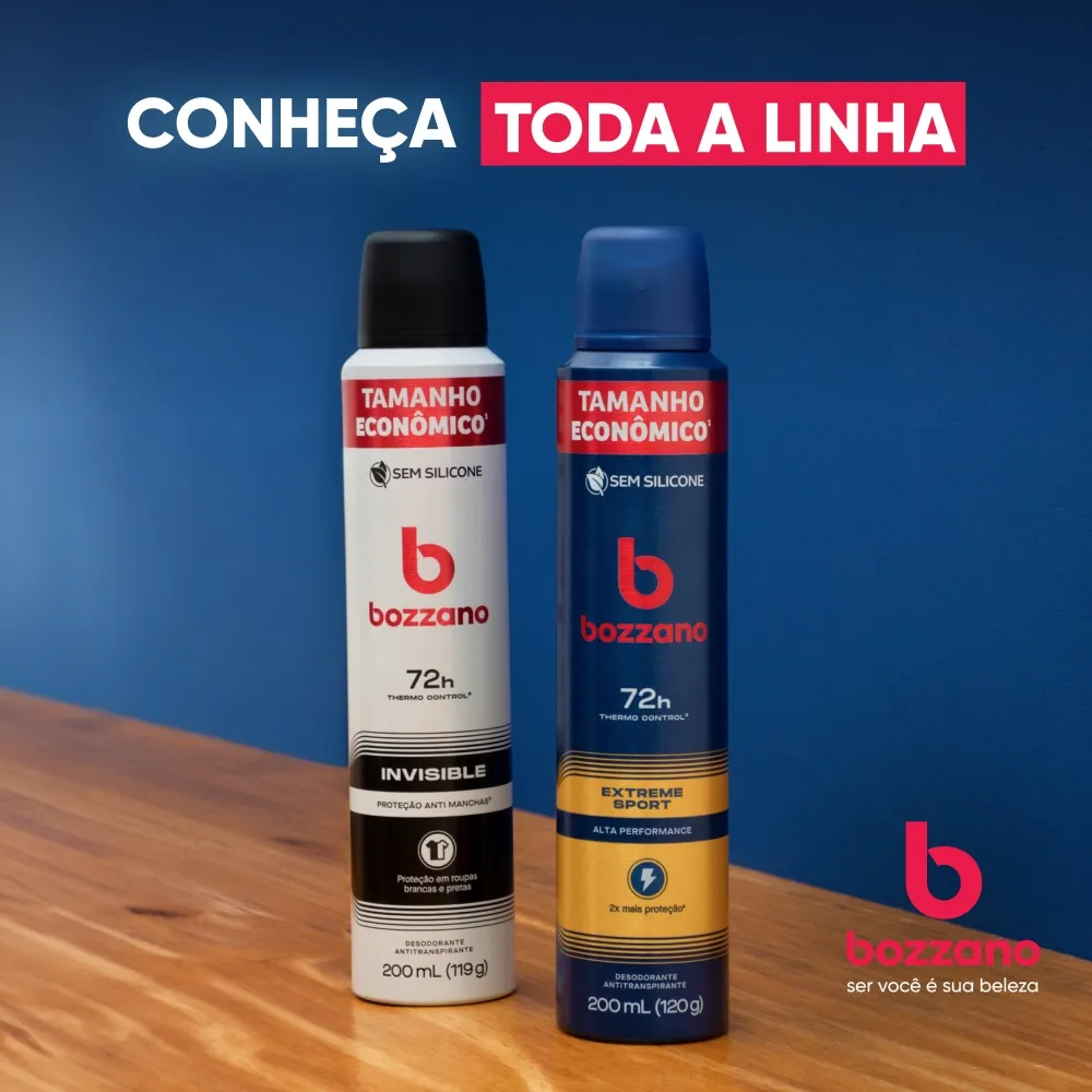 Desodorante Antitranspirante Bozzano Extreme Sport 72h Aerossol 200ml — foto 9