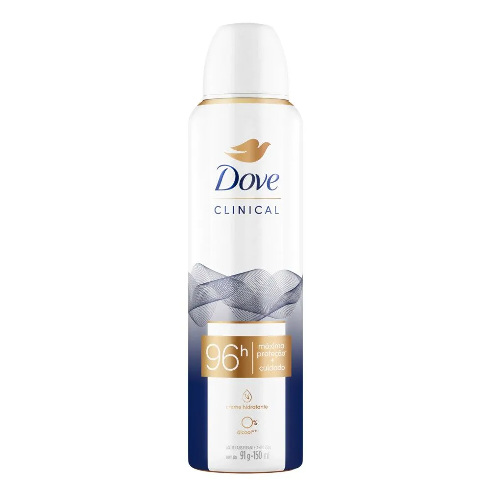 Desodorante Antitranspirante Dove Clinical Original Clean 96h Aerossol 150ml — foto 2