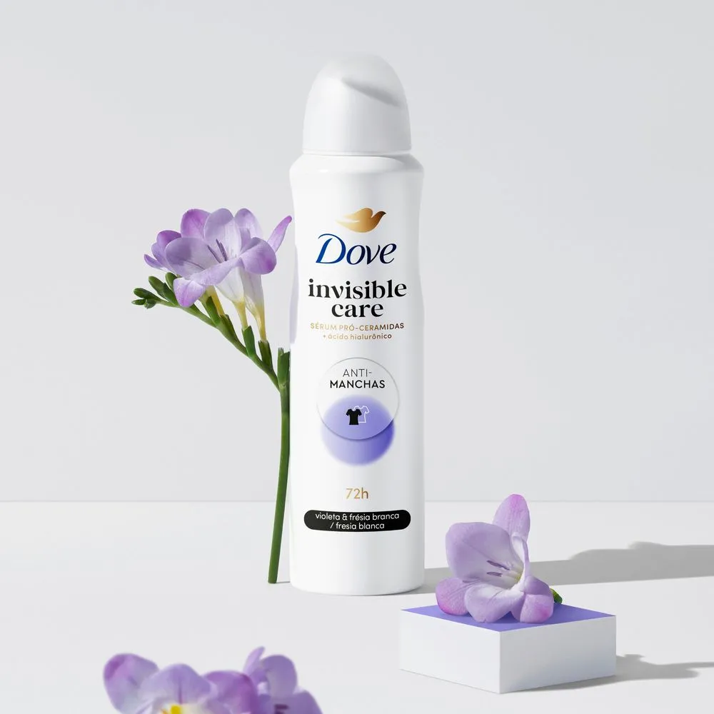 Desodorante Antitranspirante Dove Invisible Care Suave 72h Aerossol 150ml — foto 5