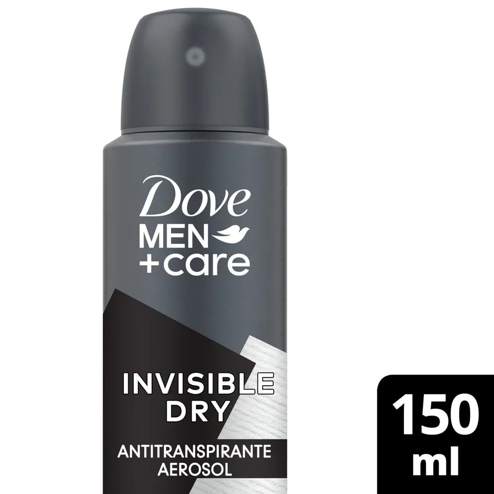Desodorante Antitranspirante Dove Men+Care Invisible Dry 72h Aerossol 150ml