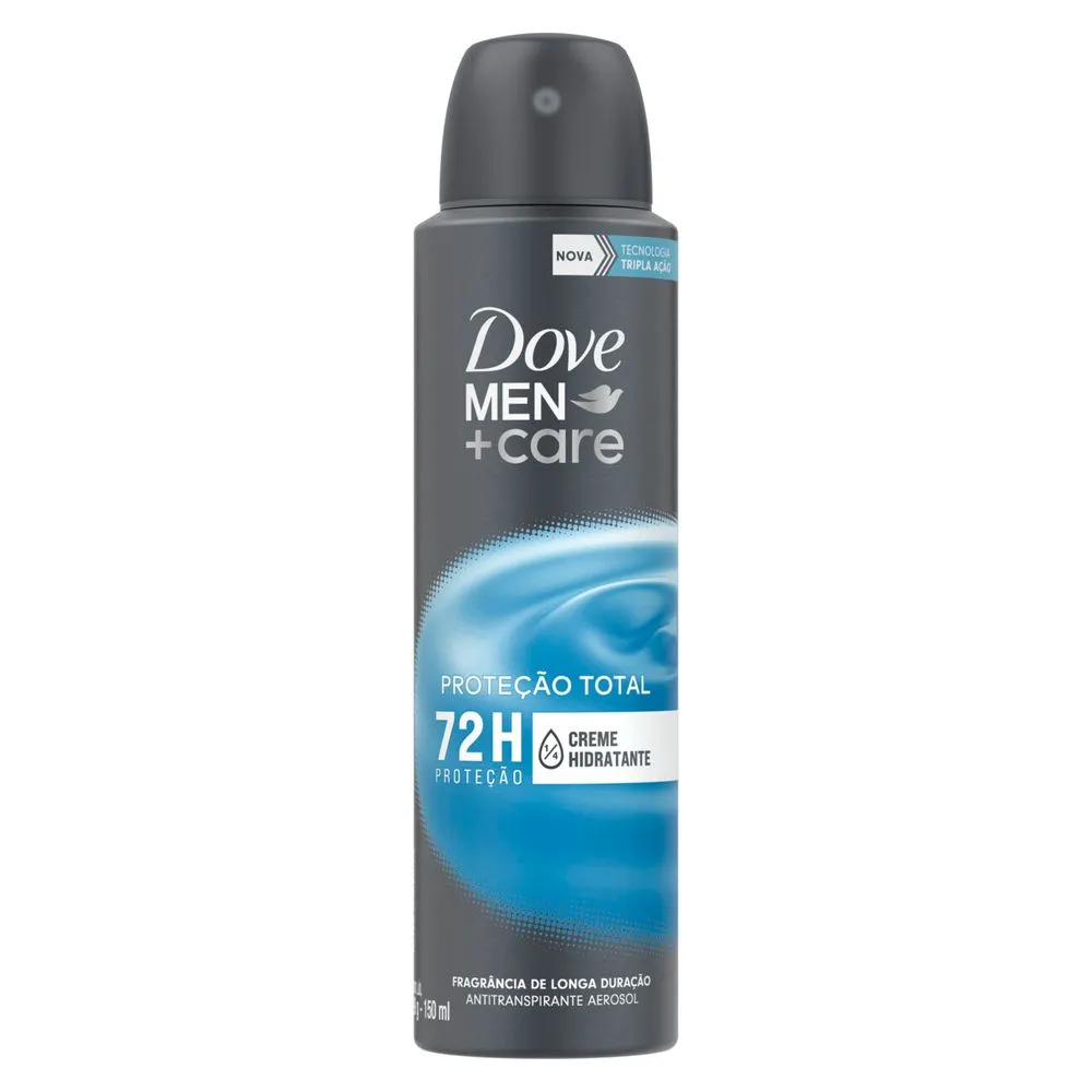 Desodorante Antitranspirante Dove Men+Care Proteção Total 72h Aerossol 150ml — foto 2