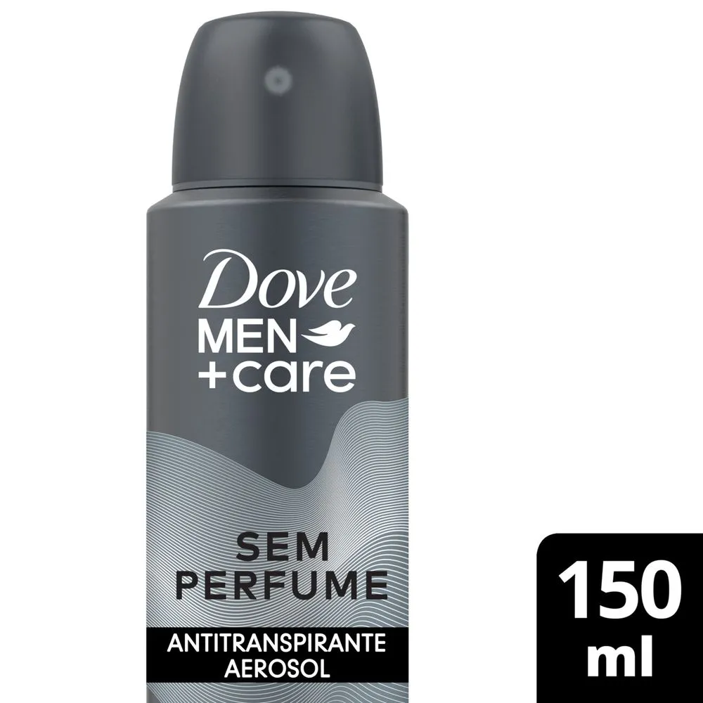 Desodorante Antitranspirante Dove Men+Care Sem Perfume 72h Aerossol 150ml