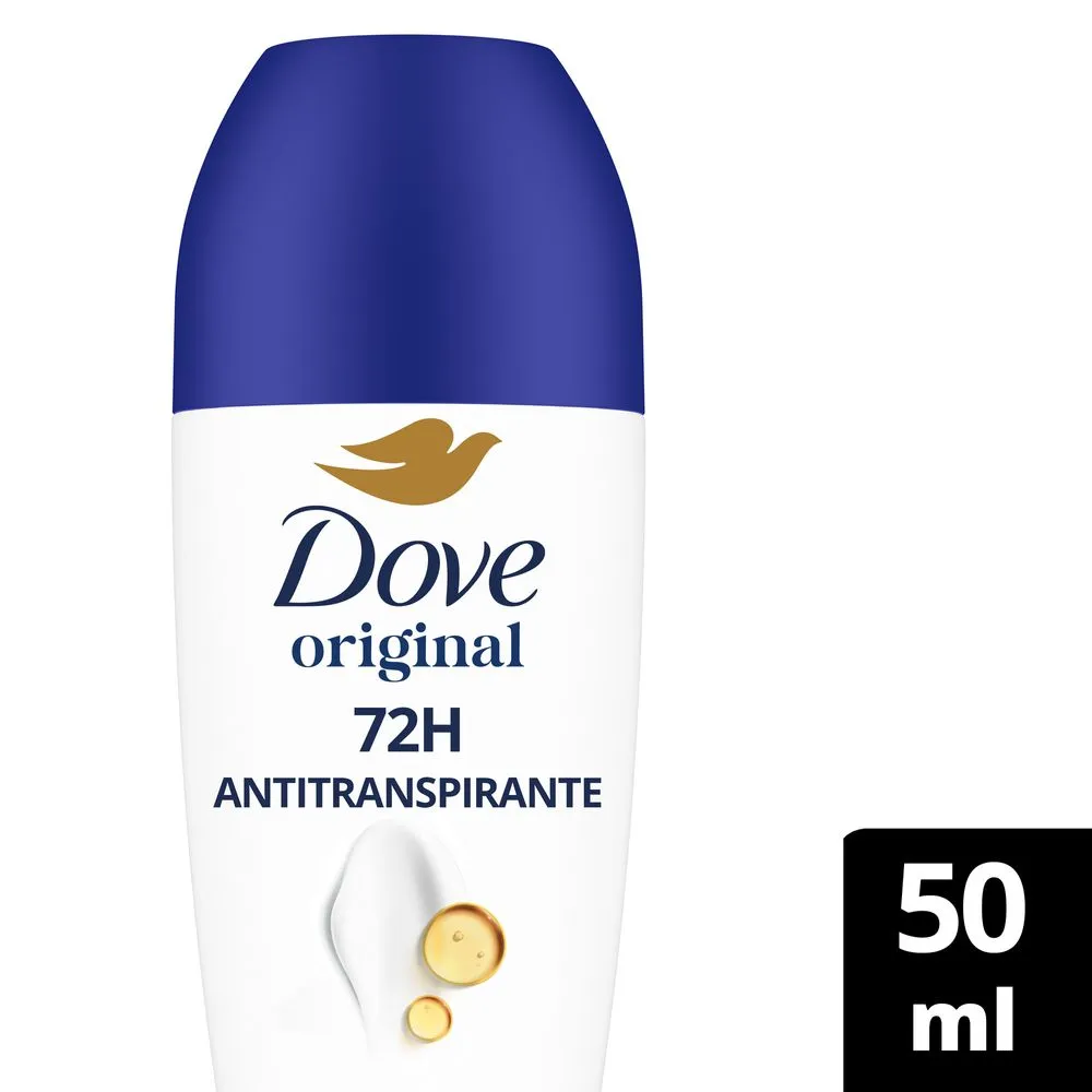 Desodorante Antitranspirante Dove Original 72h Roll-On 50ml