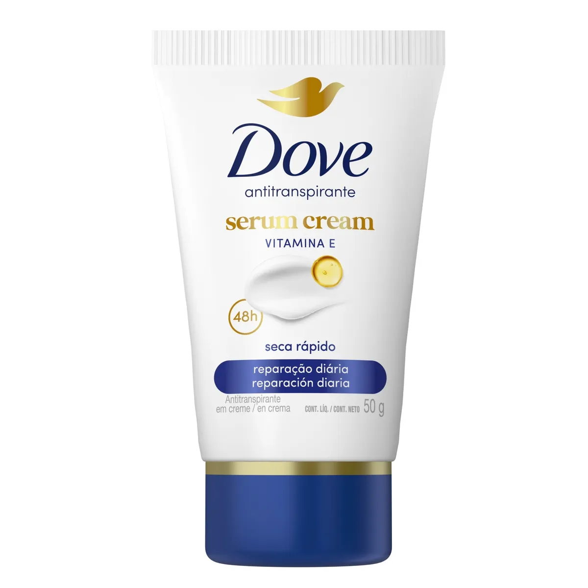 Desodorante Antitranspirante Dove Reparação Diária 48h Creme Sérum 50g — foto 2