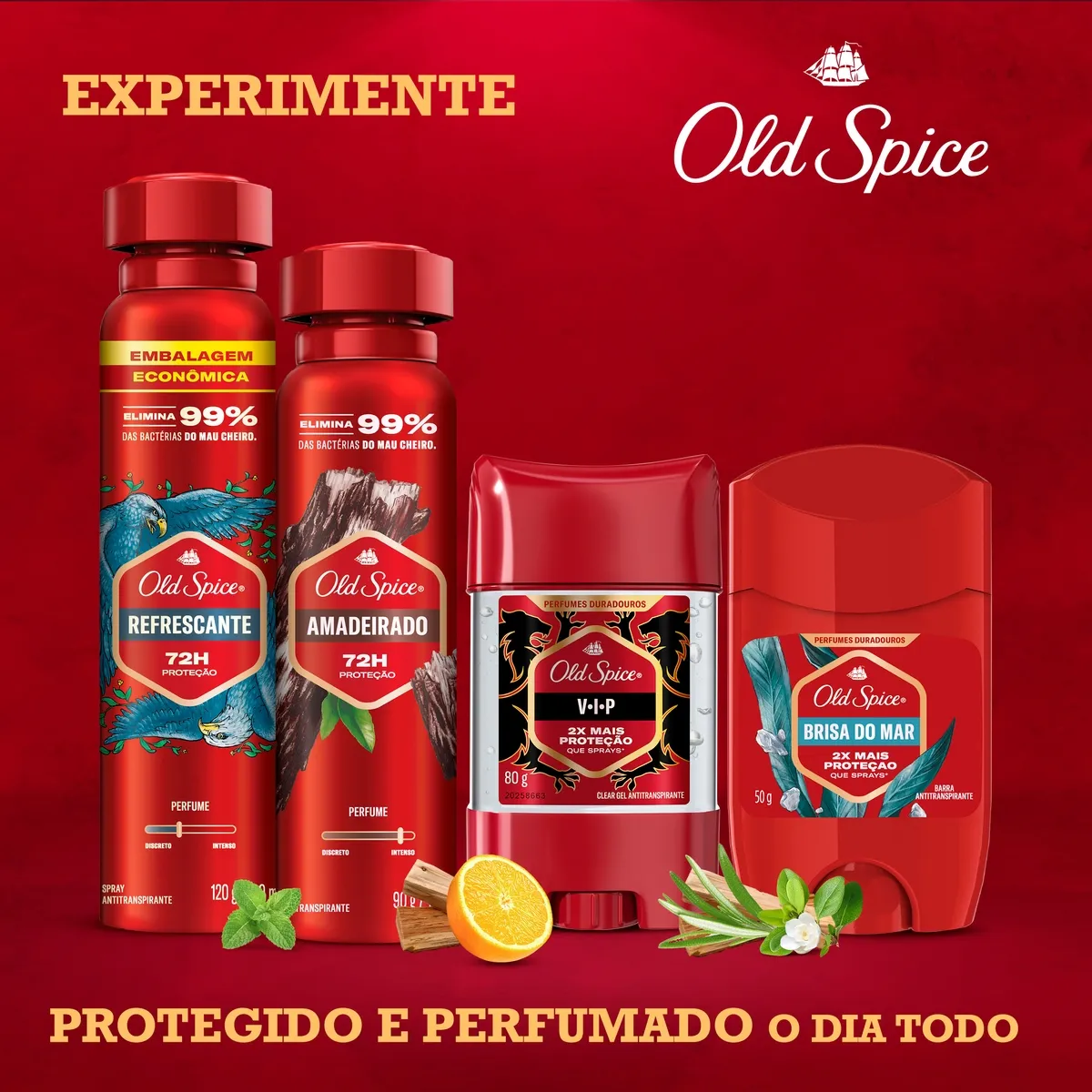 Desodorante Antitranspirante Gel Old Spice Refrescante 80g — foto 7