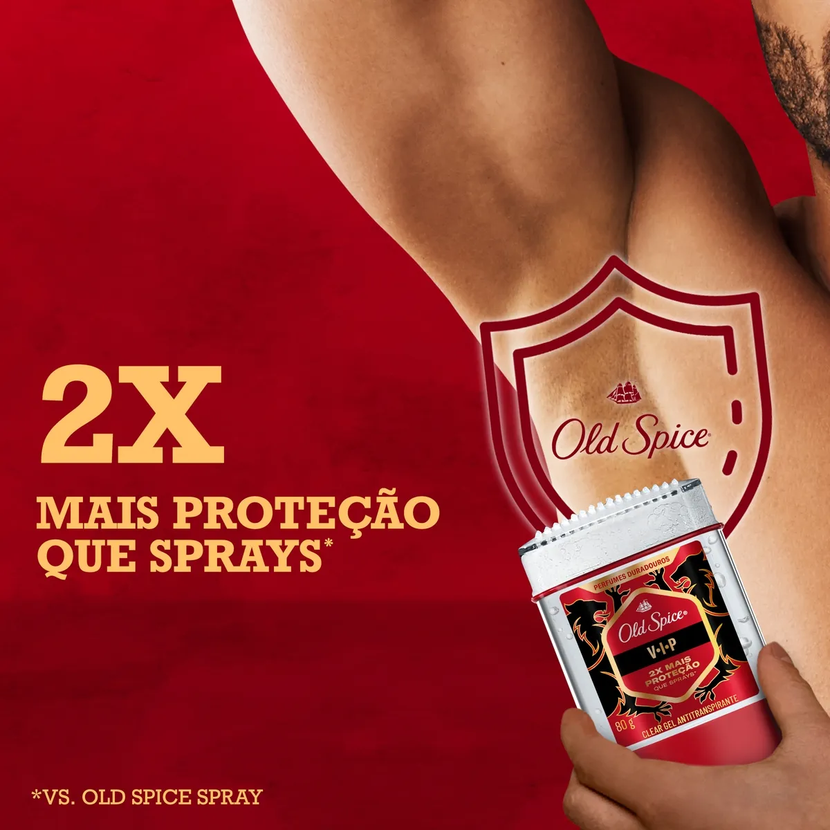 Desodorante Antitranspirante Gel Old Spice VIP 80g — foto 3