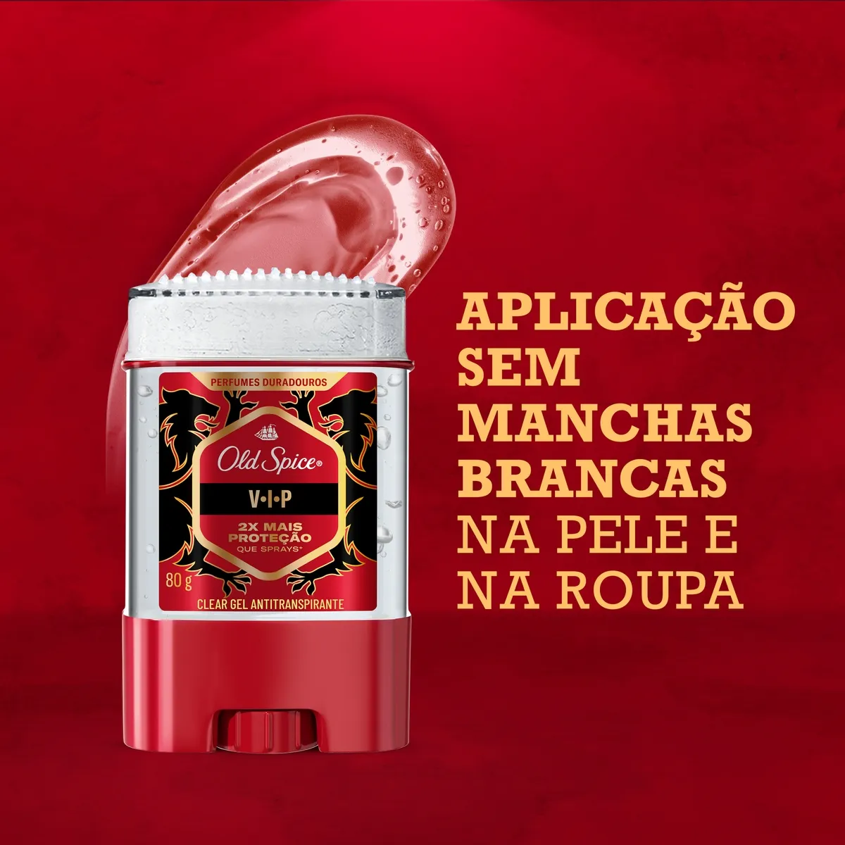 Desodorante Antitranspirante Gel Old Spice VIP 80g — foto 6