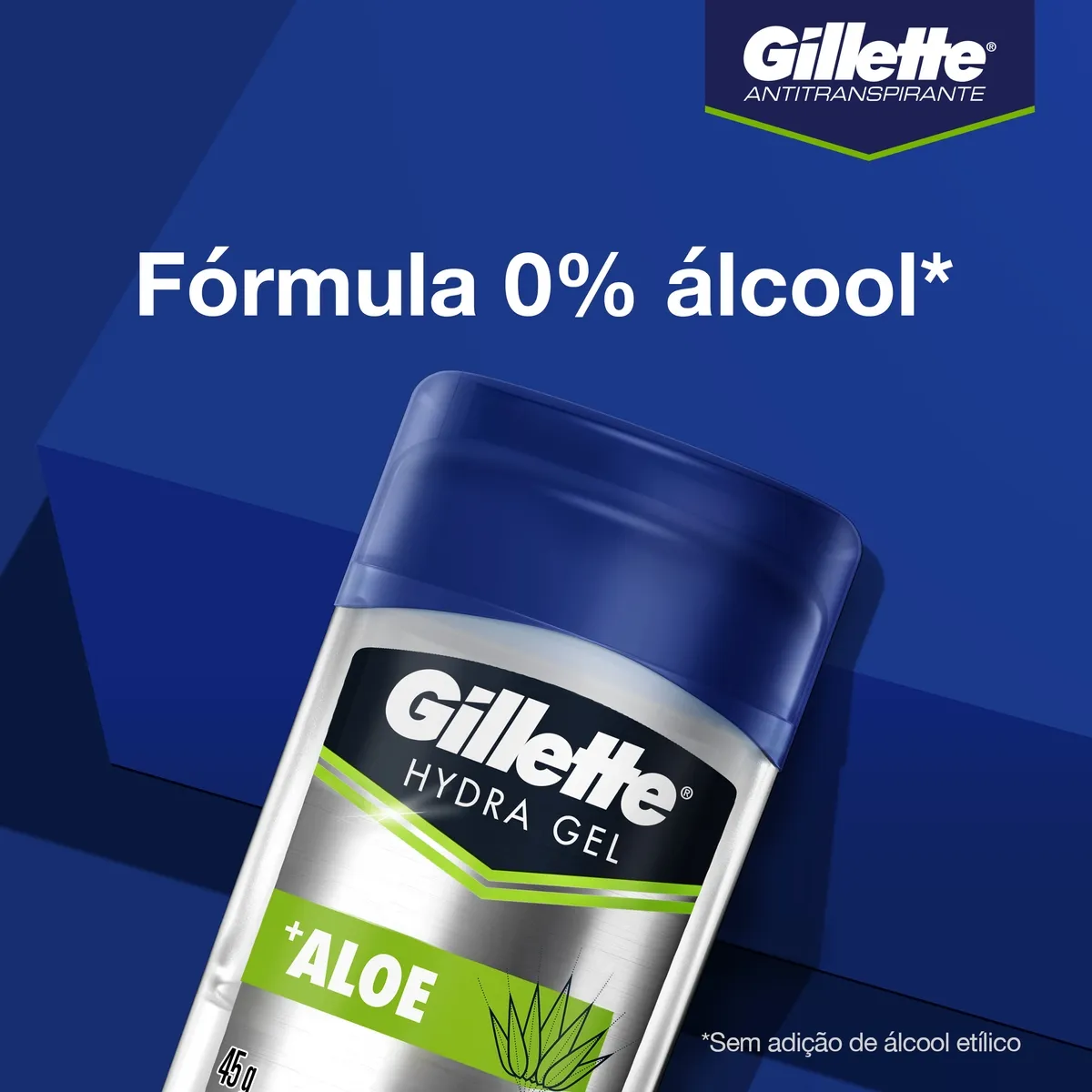 Desodorante Antitranspirante Gillette Hydra Gel +Aloe Gel Stick 45g — foto 4