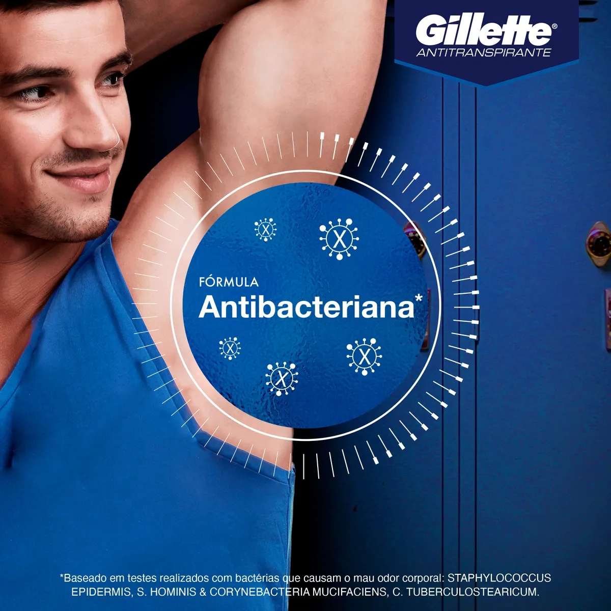 Desodorante Antitranspirante Gillette Specialized Antibacterial Gel Stick 82g — foto 6