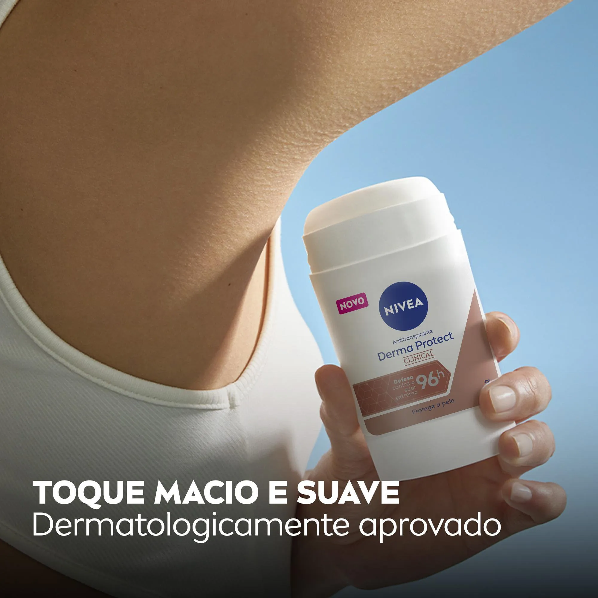 Desodorante Antitranspirante Nivea Derma Protect Clinical 96h Stick 54g — foto 6