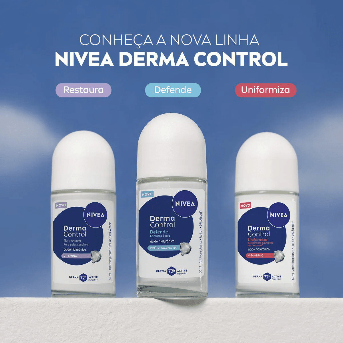 Desodorante Antitranspirante Nivea Roll-On 72h 50ml — foto 2