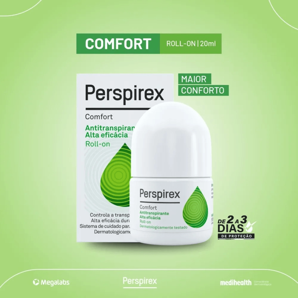 Desodorante Antitranspirante Perspirex Comfort Sem Perfume Roll-On 20ml — foto 3