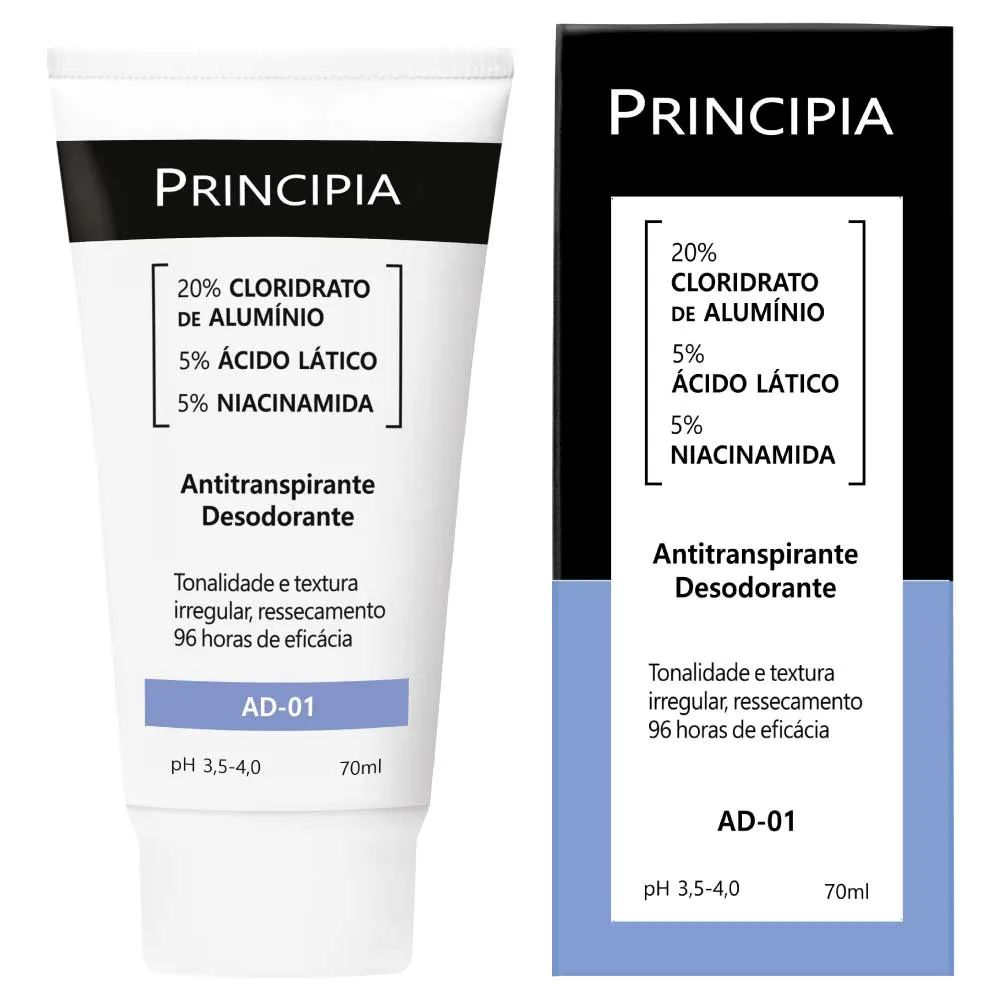 Desodorante Antitranspirante Principia AD-01 Creme 70ml — foto 2