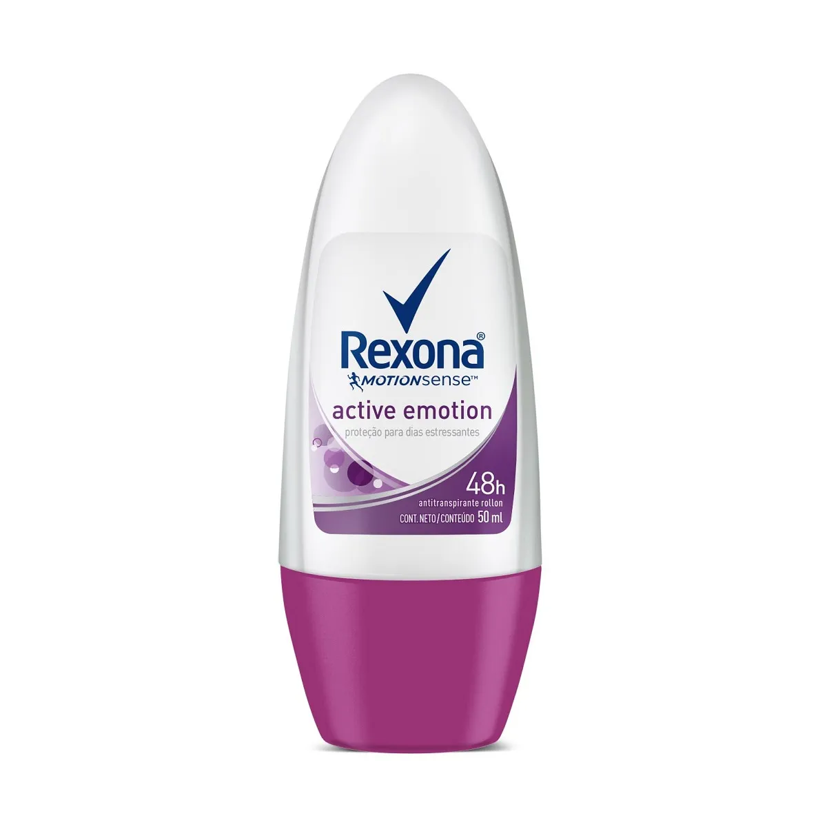 Desodorante Antitranspirante Rexona Active Emotion 48h Roll-On 50ml