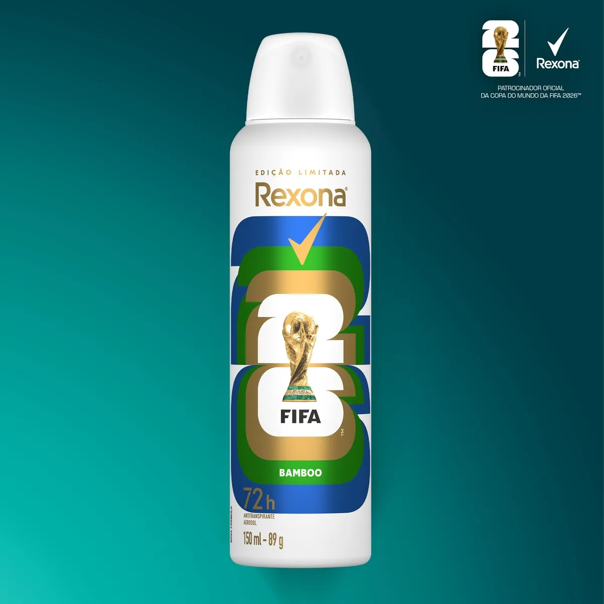 Desodorante Antitranspirante Rexona Bamboo Feminino 72h Aerossol 150ml — foto 5