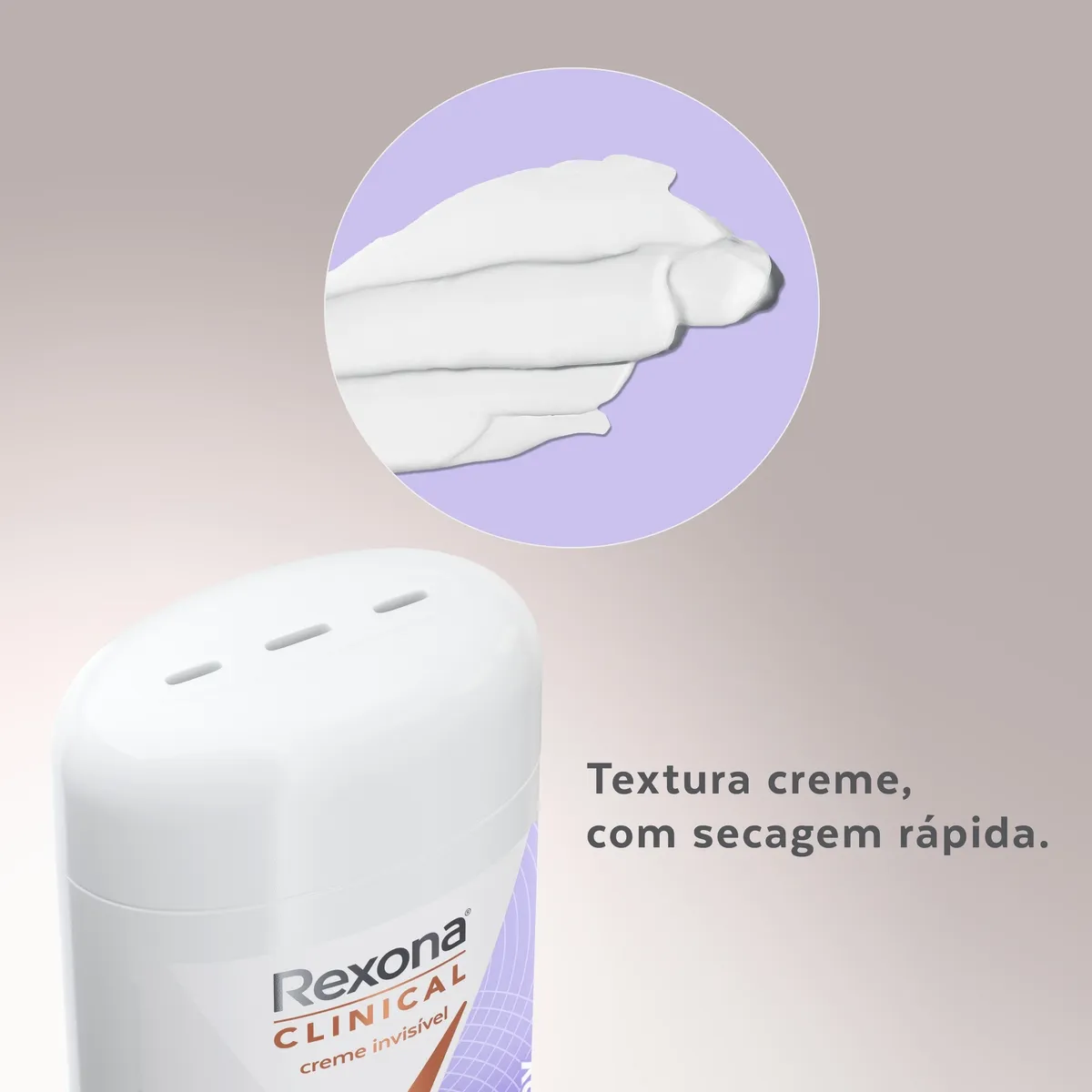 Desodorante Antitranspirante Rexona Clinical Extra Dry 96h Creme 58g — foto 5