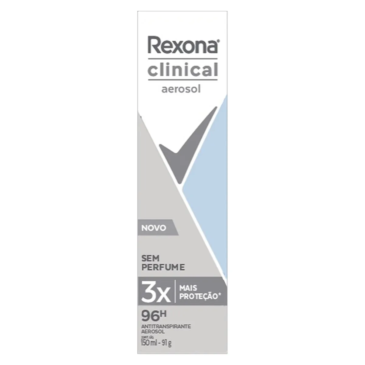 Desodorante Antitranspirante Rexona Clinical sem Perfume 96h Aerossol 150ml — foto 9