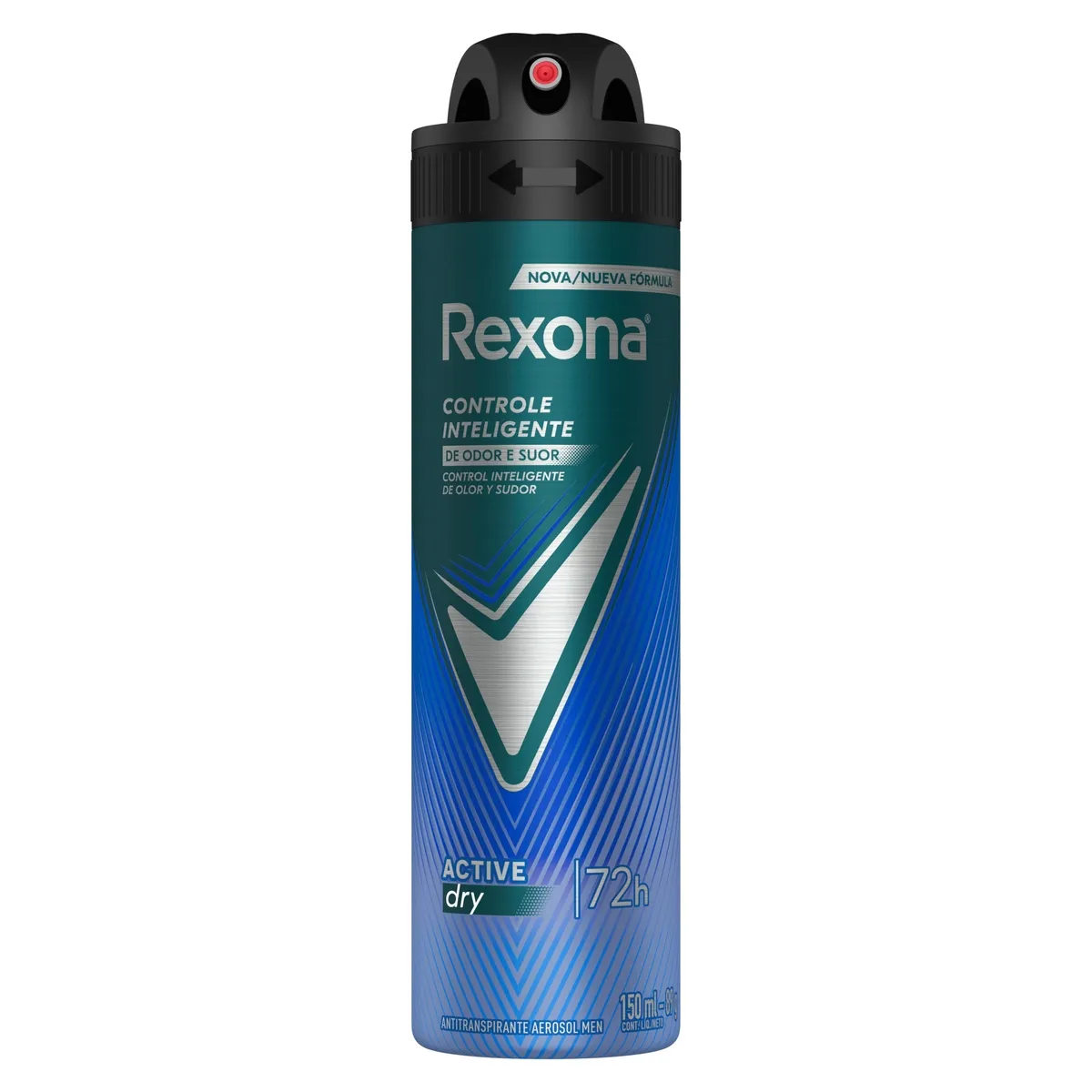 Desodorante Antitranspirante Rexona Men Active Dry 72h Aerossol 150ml — foto 2