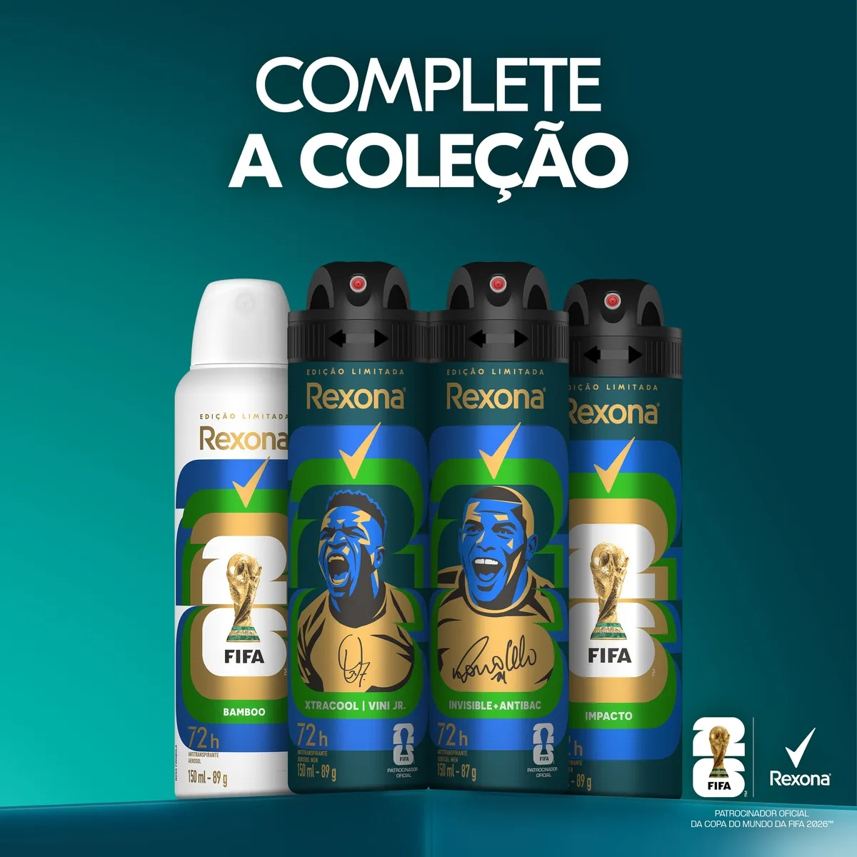 Desodorante Antitranspirante Rexona Men Antibacterial + Invisible 72h Aerossol 150ml — foto 5
