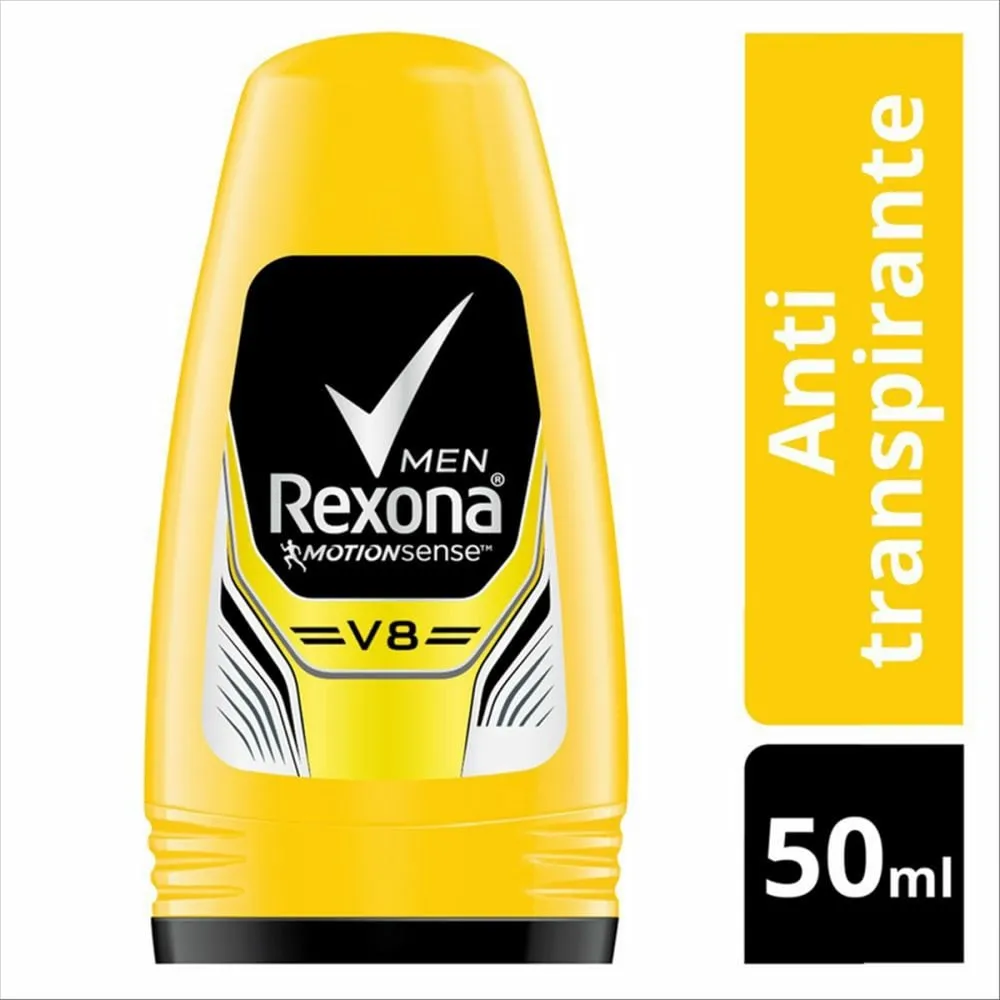 Desodorante Antitranspirante Rexona Men V8 48h Roll-On 50ml