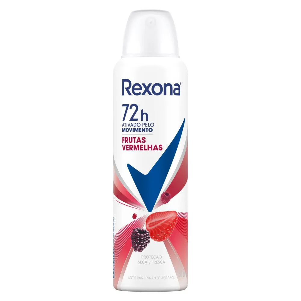 Desodorante Antitranspirante Rexona MotionSense Frutas Vermelhas 48h Aerossol 150ml — foto 2