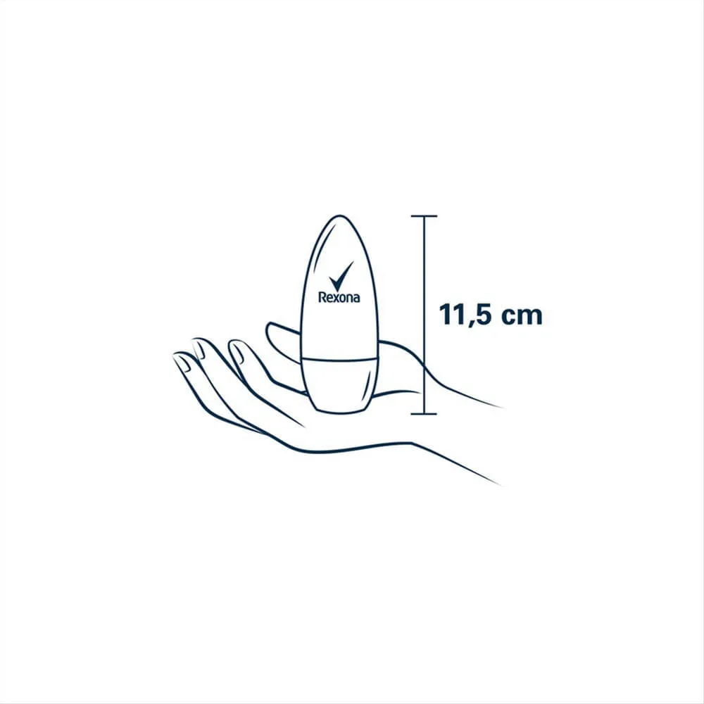 Desodorante Antitranspirante Rexona Powder Dry 48h Roll-On 50ml — foto 4