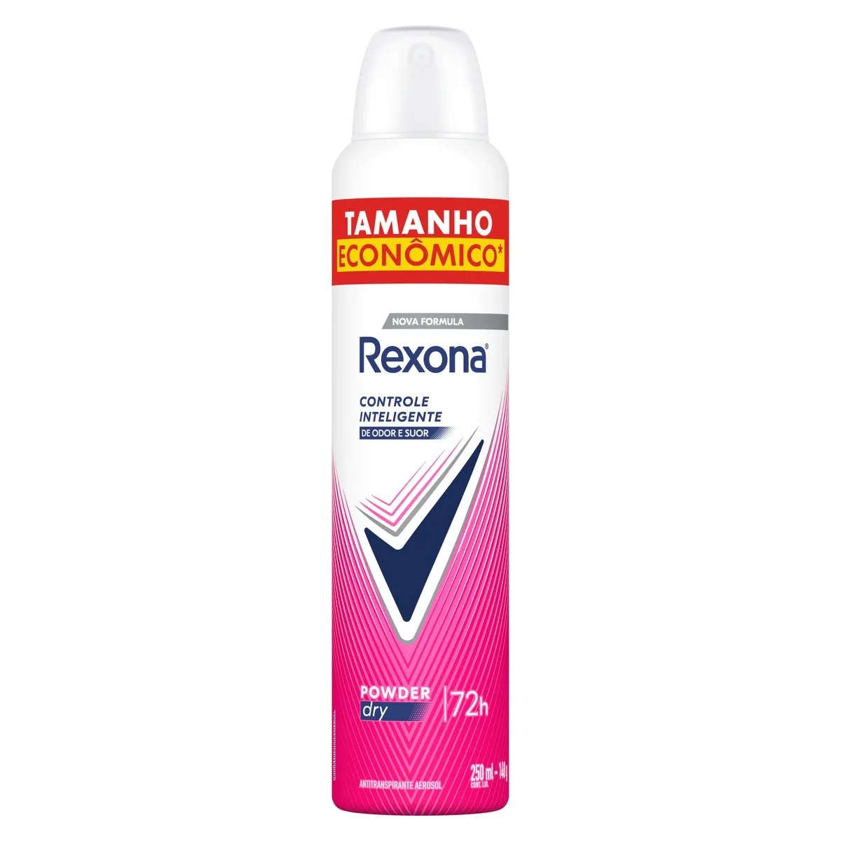 Desodorante Antitranspirante Rexona Powder Dry 72h Aerossol 250ml — foto 2