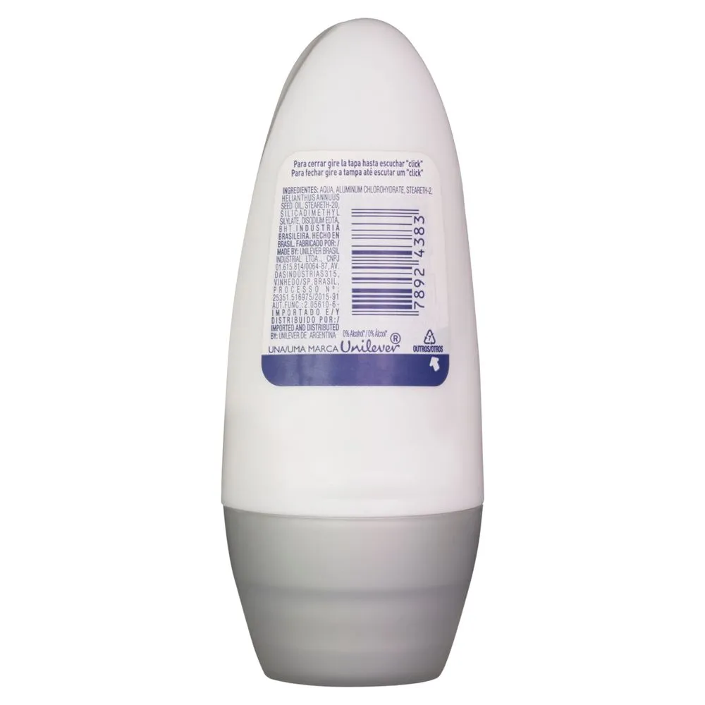 Desodorante Antitranspirante Rexona Sem Perfume 48h Roll-On 50ml — foto 3